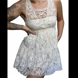 VINTAGE BOHO MINI DRESS